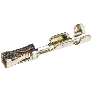 TE Connectivity AMPMODU MOD IV Series Female Crimp Terminal 3A Current 26-22 AWG Tin Plated Bronze Phosphor Bronze 87756-7