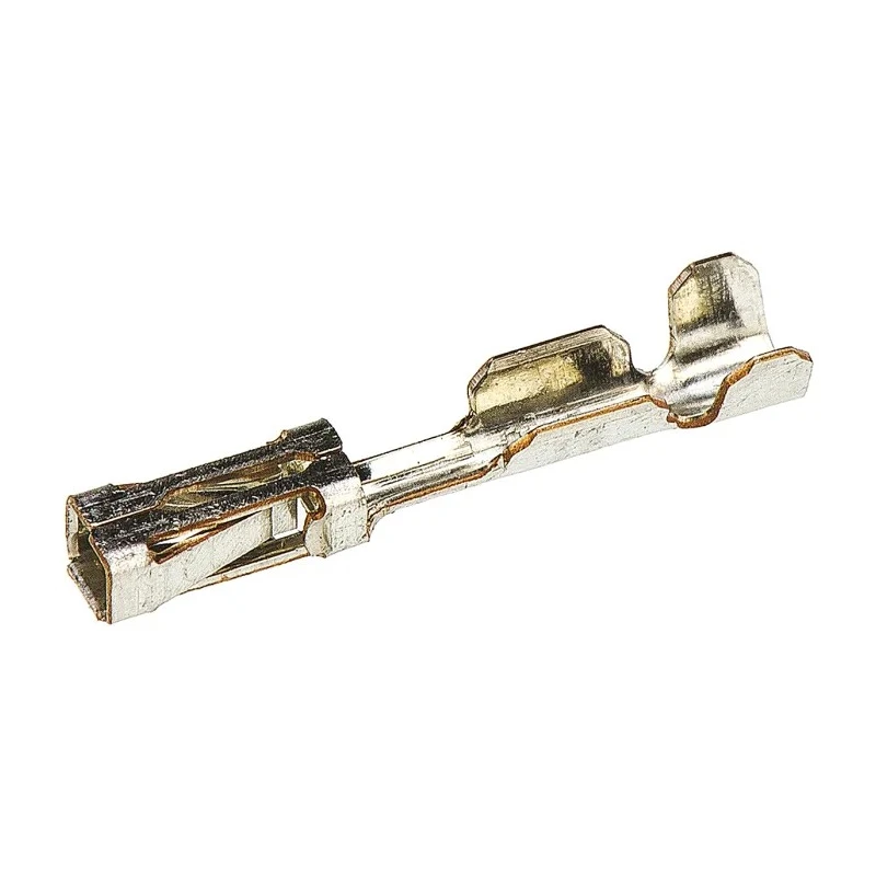 TE Connectivity AMPMODU MOD IV Series Female Crimp Terminal 3A Current 26-22 AWG Tin Plated Bronze Phosphor Bronze 87756-7