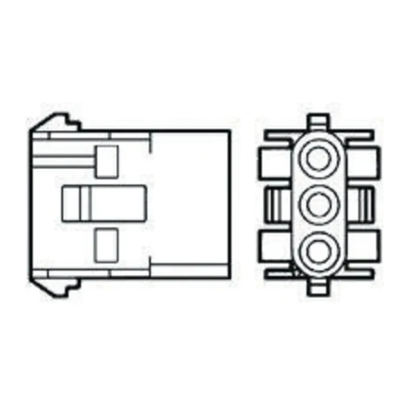 TE Connectivity Universal MATE-N-LOK Female Connector Housing 6.35 mm Pitch 8 Way 1 Row Straight 926308-3