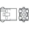 TE Connectivity Universal MATE-N-LOK Female Connector Housing 6.35 mm Pitch 8 Way 1 Row Straight 926308-3