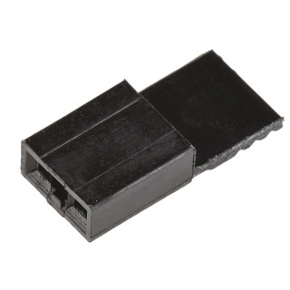 TE Connectivity AMPMODU NOVO Shunt Straight Female Handle Black 2 Way 1 Row 2.54 mm Pitch 881545-2