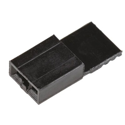 TE Connectivity AMPMODU NOVO Shunt Straight Female Handle Black 2 Way 1 Row 2.54 mm Pitch 881545-2