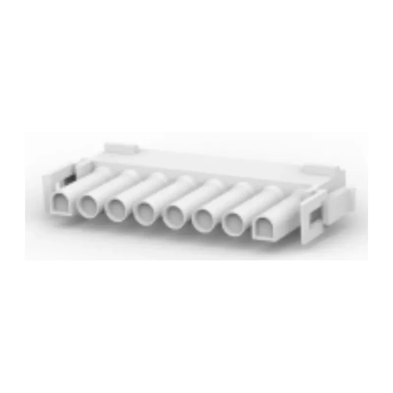 TE Connectivity Universal MATE-N-LOK Male Connector Housing 6.35 mm Pitch 8 Way 1 Row Straight 926301-3