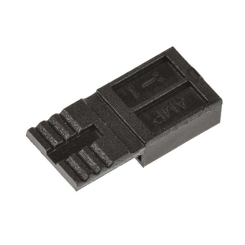 TE Connectivity AMPMODU NOVO Shunt Straight Female Handle Black 2 Way 1 Row 2.54 mm Pitch 881545-2