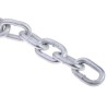 RS PRO Galvanised Steel Chain, 10 m Length, 25 mm Link Width, 6.6 mm Link Diameter, Load Capacity 145 kg 750-468