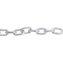 RS PRO Galvanised Steel Chain, 10 m Length, 25 mm Link Width, 6.6 mm Link Diameter, Load Capacity 145 kg 750-468