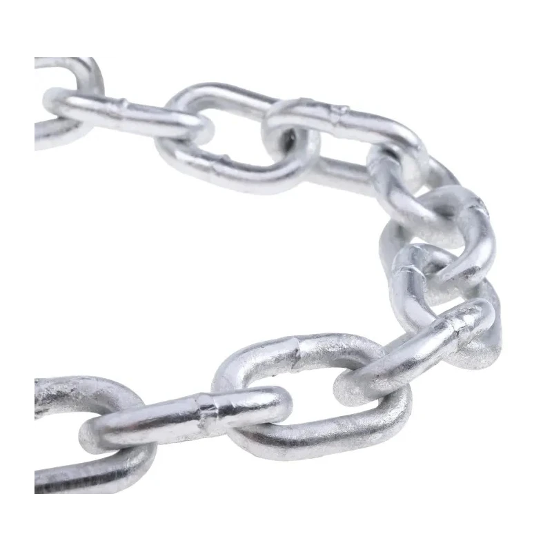 RS PRO Galvanised Steel Chain, 10 m Length, 25 mm Link Width, 6.6 mm Link Diameter, Load Capacity 145 kg 750-468