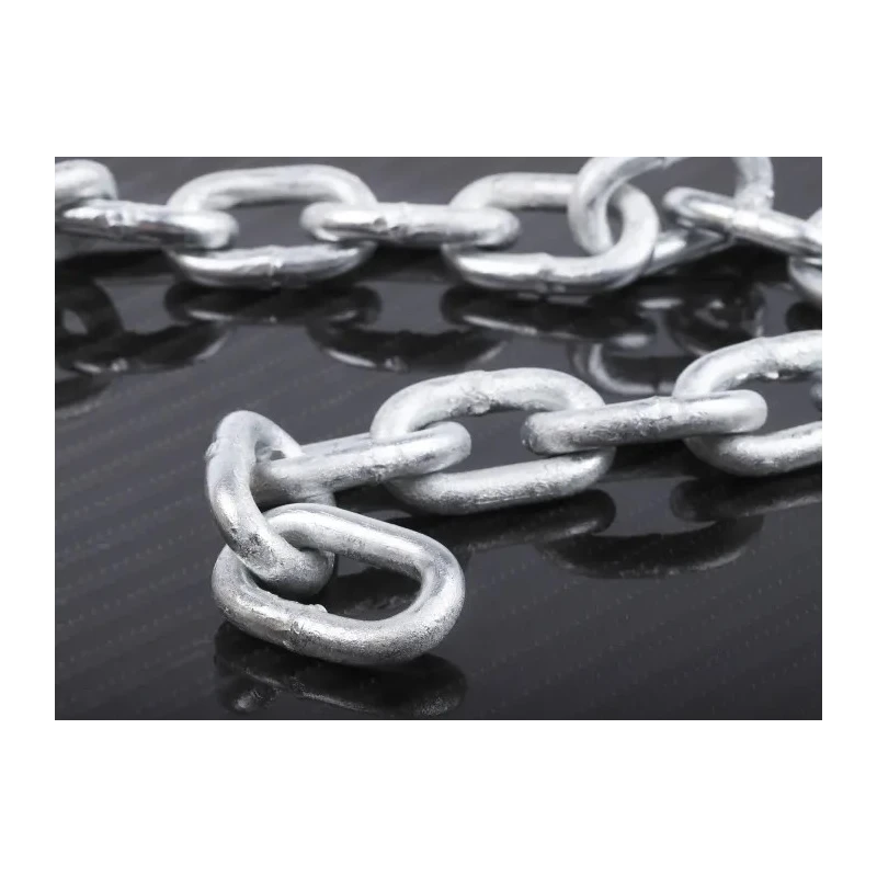 RS PRO Galvanised Steel Chain, 10 m Length, 25 mm Link Width, 6.6 mm Link Diameter, Load Capacity 145 kg 750-468