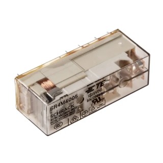 TE Connectivity PCB Force Guided Relay 4-Pole 5V DC Coil, 31Ω Coil Resistance, 806mW Coil Power SR4M4005