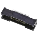 TE Connectivity MICTOR Series Straight Surface PCB Socket, 38-Contact, 2 Row, 0.64 mm Pitch Solder 5767054-1