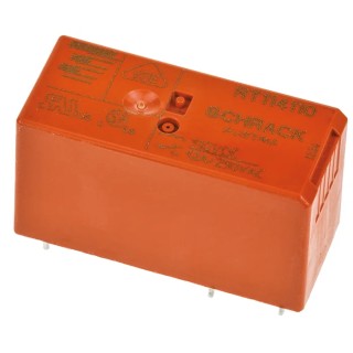 TE Connectivity PCB Power Relay, 110V DC Coil, 12A Switching Current, SPDT RT114110