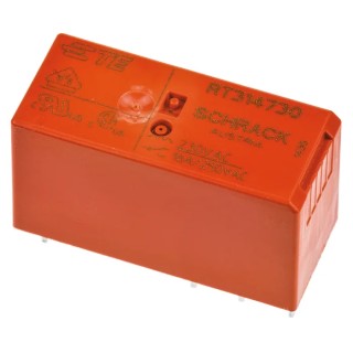 TE Connectivity PCB Power Relay 230V AC Coil 16A Switching Current SPDT RT314730