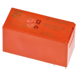 TE Connectivity PCB Power Relay 12V DC Coil 16A Switching Current SPST RT33L012