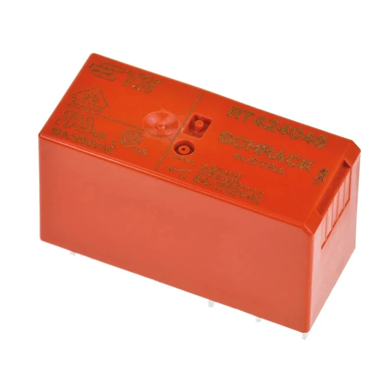 TE Connectivity PCB Power Relay 48V DC Coil 8A Switching Current DPDT RT424048