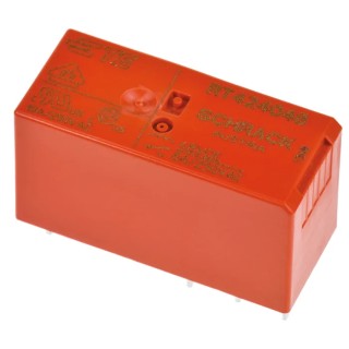 TE Connectivity PCB Power Relay, 48V dc Coil Voltage, 8A Switching Current, DPDT Contact Configuration, RT424048