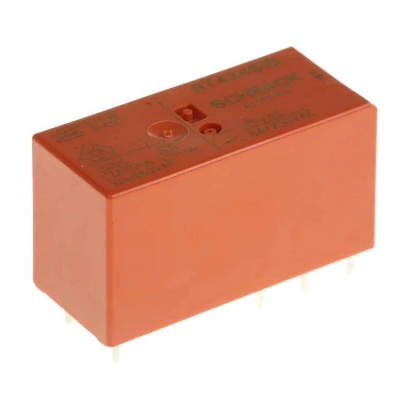 TE Connectivity PCB Power Relay 115V AC Coil 8A Switching Current DPDT RT424615