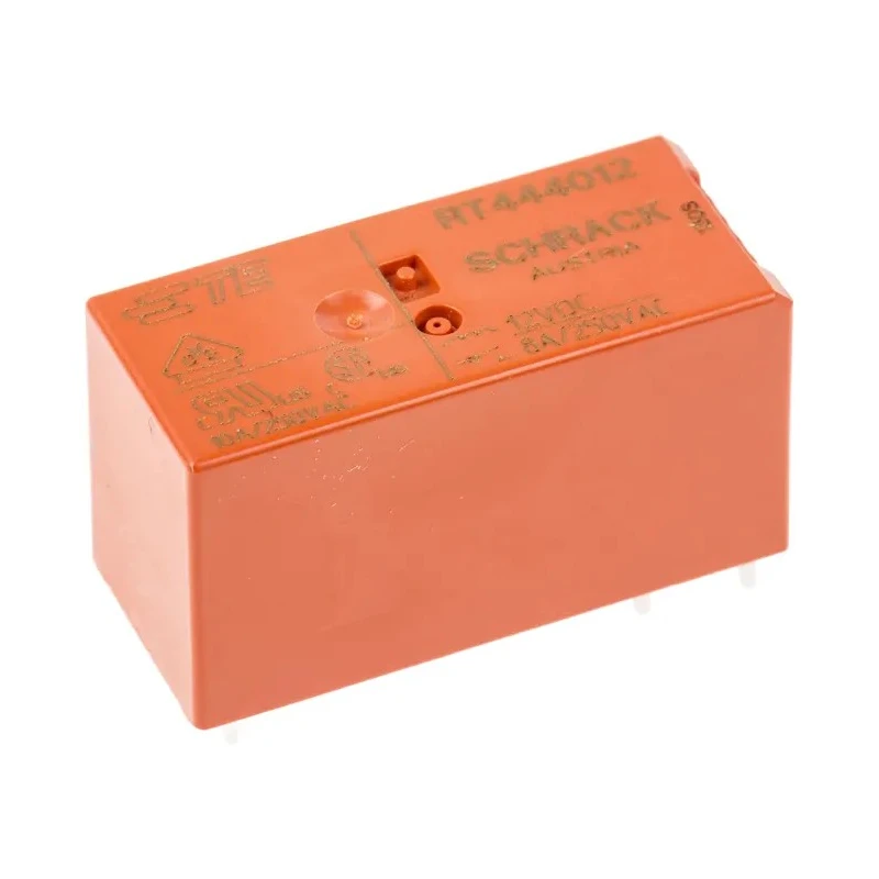 TE Connectivity PCB Power Relay 12V DC Coil 8A Switching Current DPST RT444012