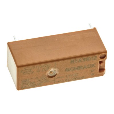 TE Connectivity PCB Power Relay 12V DC Coil 8A Switching Current SPST RYA31012