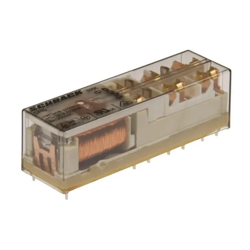 TE Connectivity PCB Force Guided Relay, 12V DC Coil Voltage, 6-Pole, 6PDT SR6A6K12