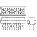 TE Connectivity Micro-MaTch Series Straight Through Hole PCB Socket, 16-Contact, 2 Row, 2.54 mm Pitch Solder 1-215079-6