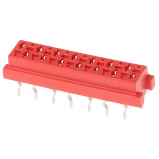 TE Connectivity Micro-MaTch Series Straight Through Hole PCB Socket 14-Contact 2 Row 2.54 mm Pitch Solder 1-215079-4