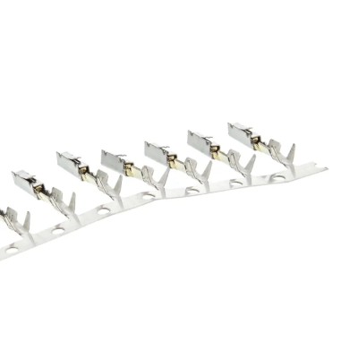 TE Connectivity Automotive Connector Terminal MQS Female Receptacle Crimp Connector 1.9mm Diameter Gold Plated 144969-2