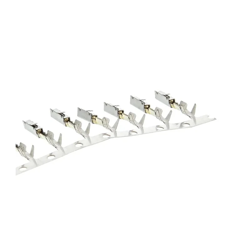 TE Connectivity Automotive Connector Terminal MQS Female Receptacle Crimp Connector 1.9mm Diameter Gold Plated 144969-2