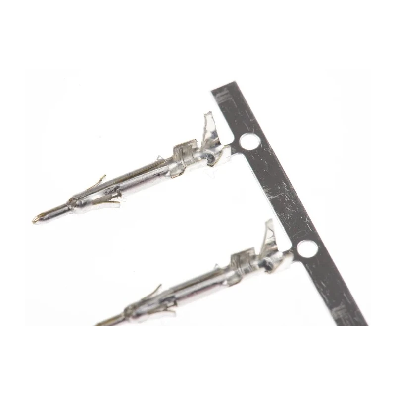 TE Connectivity Mini-Universal MATE-N-LOK Series Male Crimp Terminal 7A Current 22-18 AWG Brass Tin Plated 170360-1