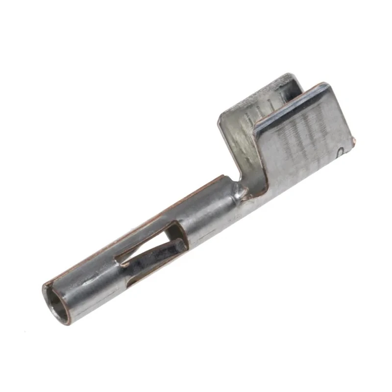 TE Connectivity Universal MATE-N-LOK Series Female Crimp Terminal, 10A, 12 AWG Min, 10 AWG Max, Tin Plating 350923-3