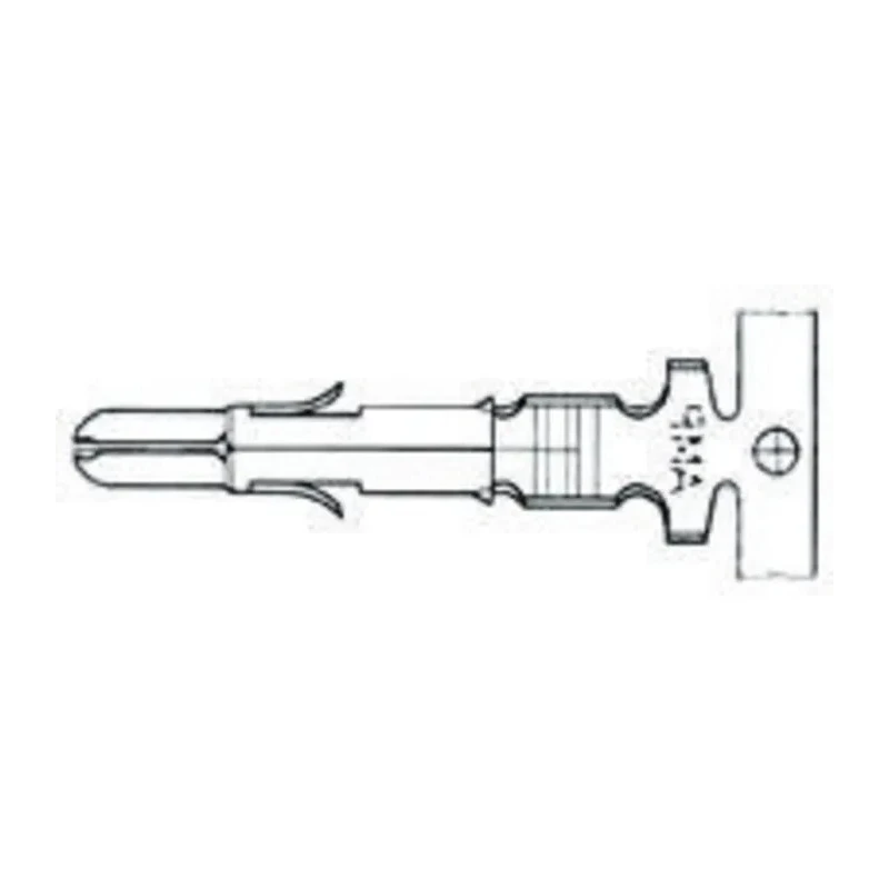 TE Connectivity Universal MATE-N-LOK Series Male Crimp Terminal 16 AWG Min Crimp 13 AWG Max 19A Current Tin Plated 926899-1
