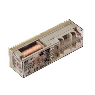 TE Connectivity PCB Force Guided Relay 24V DC Coil Voltage 4-Pole DPDT SR6D4024