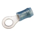 TE Connectivity PIDG Insulated Ring Terminal M5 Stud Size 16 AWG 14 AWG Wire Size Nylon Blue 36160
