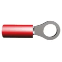 TE Connectivity PIDG Insulated Ring Terminal M5 Stud Size 22 AWG to 16 AWG Nylon Sleeve Copper Tin Plated Contact 320552