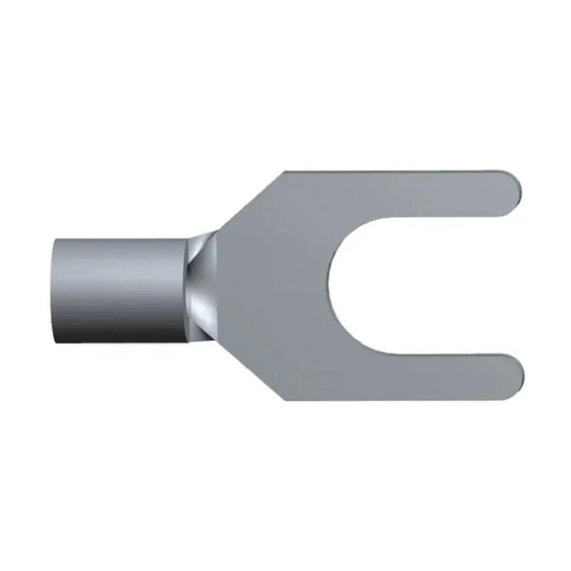 TE Connectivity Uninsulated Fork Terminal 22 AWG to 16 AWG M4 Stud Size 130519