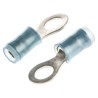TE Connectivity PIDG Insulated Ring Terminal M5 Stud Size 16 AWG 14 AWG Wire Size Blue 130663