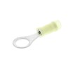 TE Connectivity PIDG Insulated Ring Terminal M4 Stud Size 26 AWG to 22 AWG Wire Size Yellow 323916