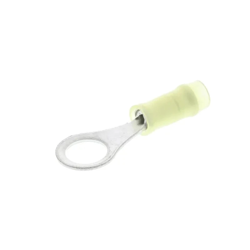 TE Connectivity PIDG Insulated Ring Terminal M4 Stud Size 26 AWG 22 AWG Wire Size Nylon Yellow 323916