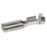TE Connectivity FASTON 110 Series Silver Uninsulated Female Spade Connector Crimp 2.8 x 0.5 mm Tab Size 20 AWG to 160539-2