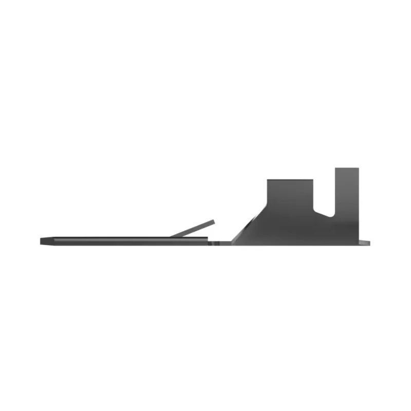 TE Connectivity Black Uninsulated Male Spade Connector Crimp, 6.35 x 0.81 mm Tab Size, 11 AWG to 9 AWG 180409-2
