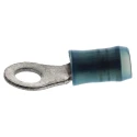 TE Connectivity PIDG Insulated Ring Terminal M4 Stud Size 16 AWG 14 AWG Wire Size Blue 51864-1