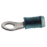 TE Connectivity PIDG Insulated Ring Terminal M4 Stud Size 16 AWG 14 AWG Wire Size Blue 51864-1