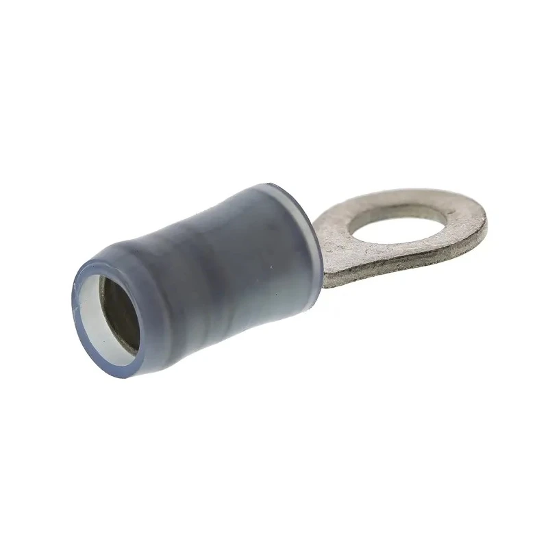 TE Connectivity PIDG Insulated Ring Terminal M4 Stud Size 16 AWG 14 AWG Wire Size Blue 51864-1