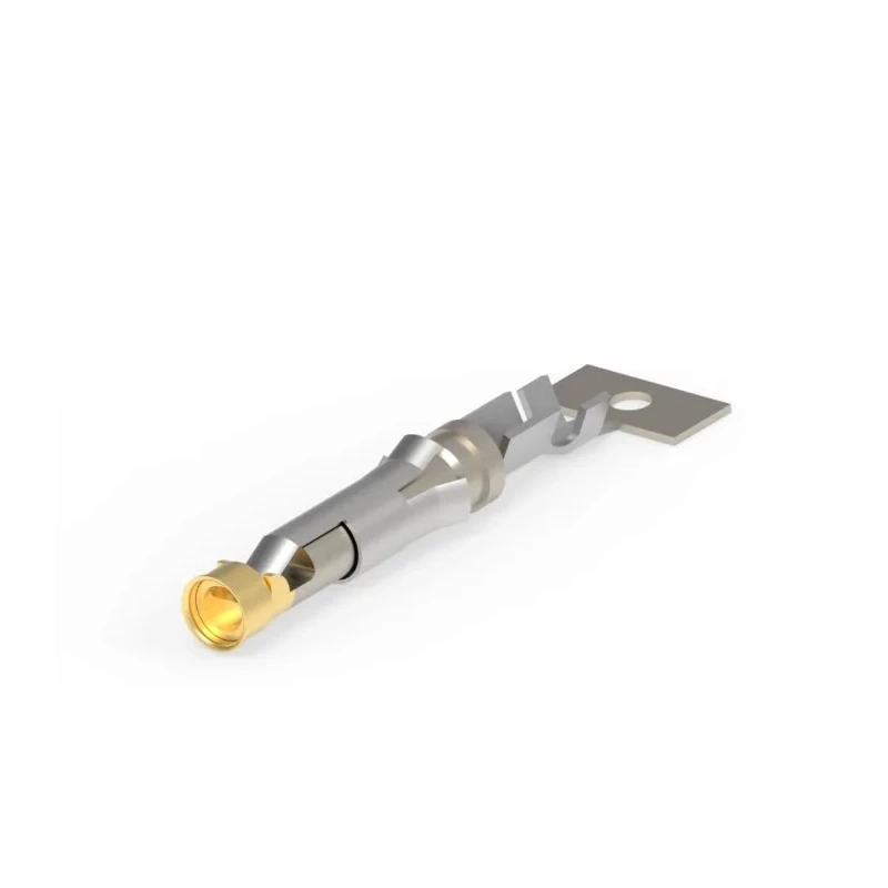 TE Connectivity Female Crimp Circular Connector Contact Contact Size 20 AWG Wire Size 20, 24 AWG 13A 250V Gold 163088-2