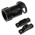 TE Connectivity CPC Cable Clamp Strain Relief Black 36.83mm Length 206358-5