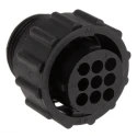 TE Connectivity Circular Connector 9 Contacts Cable Mount Plug Female CPC Series 206708-1
