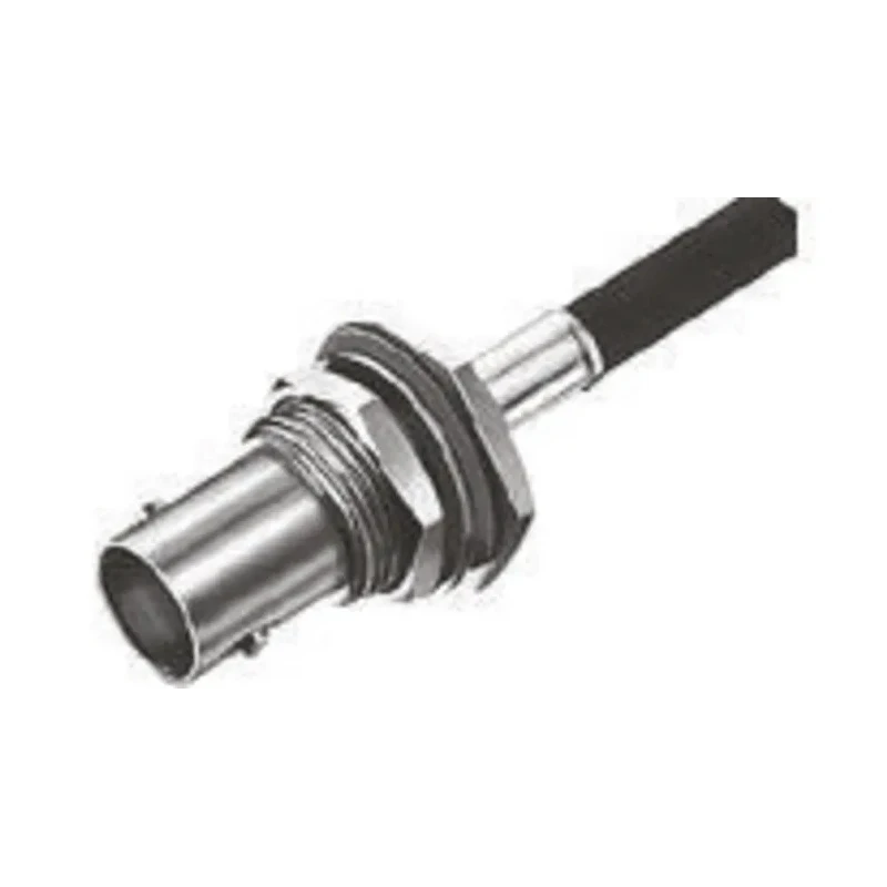 TE Connectivity BNC Series Coaxial Connector Panel Mount Female, 75 Ω, Straight Body Crimp 1-1337435-0