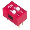 APEM Rotary Coded DIP Switch Through Hole Recessed Actuator Model NDSR-02-V