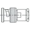 TE Connectivity BNC Series Coaxial Connector Cable Male BNC, 75 Ω, Straight Body Clamp 1-1478162-0