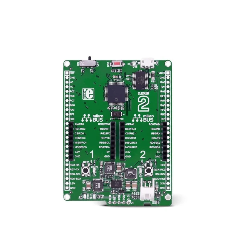 MikroElektronika Development Kit Clicker 2 for PIC18FK MCU Add On Board MIKROE-2584