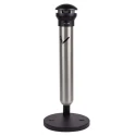 Rubbermaid Commercial Products Black Stainless Steel Base Mount Cigarette Bin 1.01 m Height 394 mm Width FG9W3100SSBLA